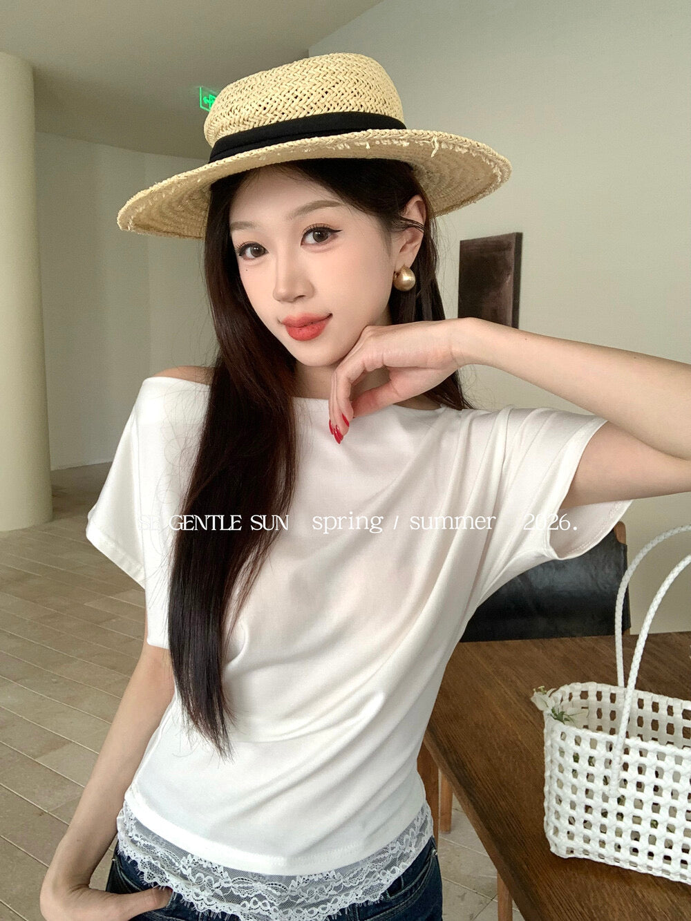 Marie Off Shoulder Lace Top