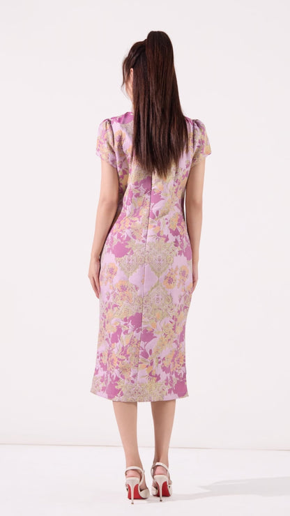 Ziri Jacquard Qipao Dress