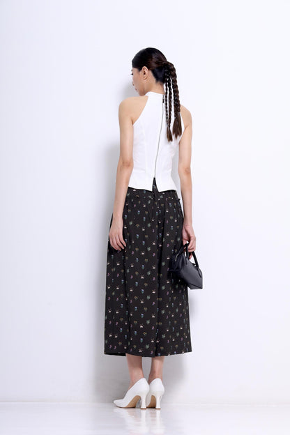 Sylvia Cut Out Ribbon Top