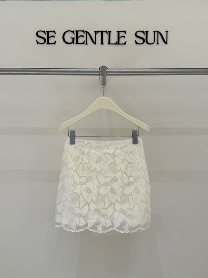 Ariel Sequins Mini Skirt