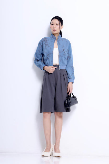 Hera Bermuda Pleated Shorts