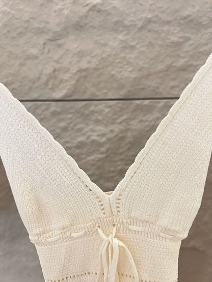 Kylie V-Neck Knit Tank Top