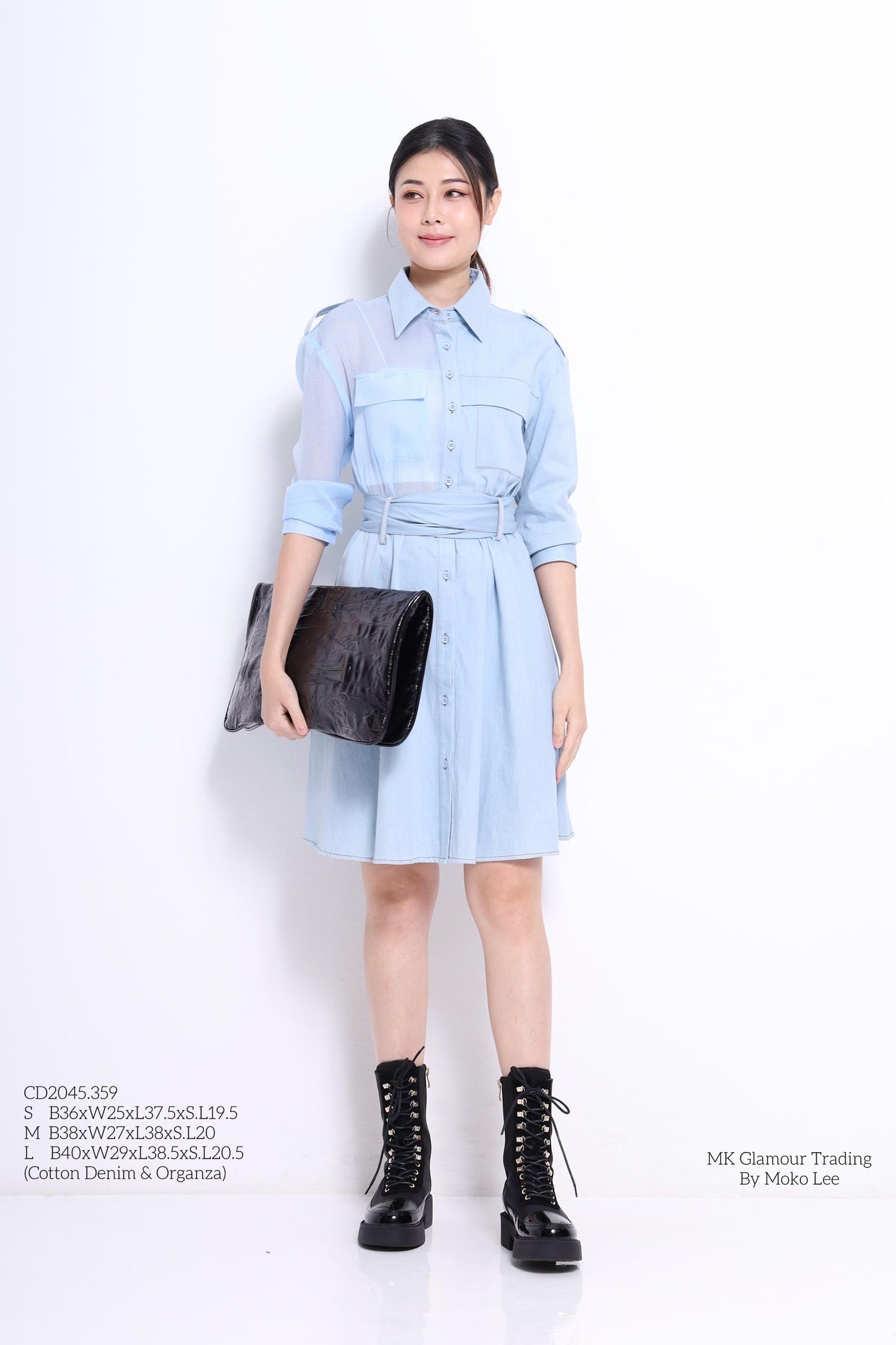 Jeon Denim Shirt Dress