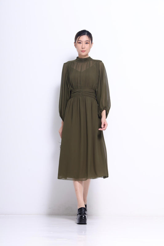 Chloe Lavalliere Chiffon Dress