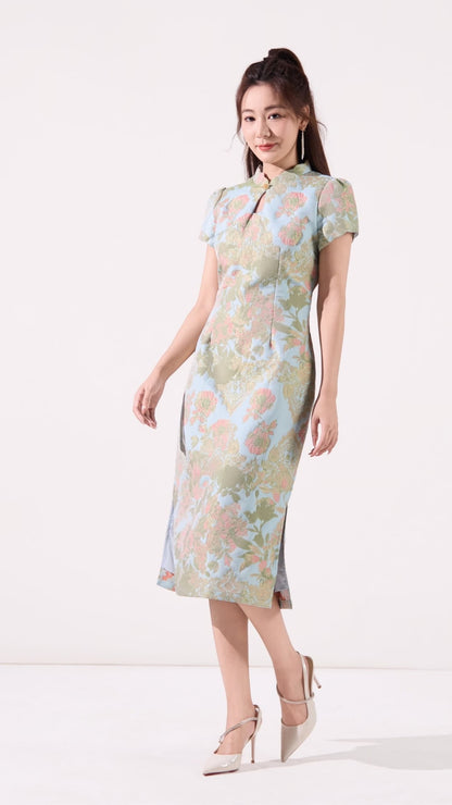 Ziri Jacquard Qipao Dress
