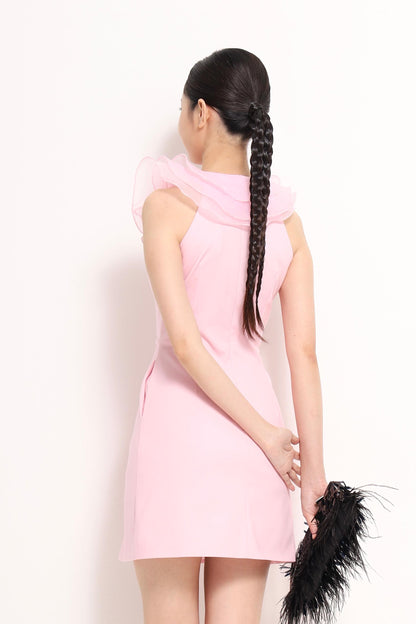 Eliza 3D Ruffle Midi Dress