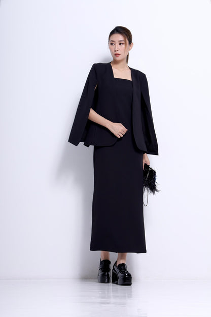 Jace Tailored Cape Blazer
