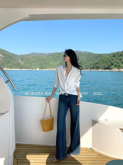 Marie Denim Bell-Bottoms Jeans