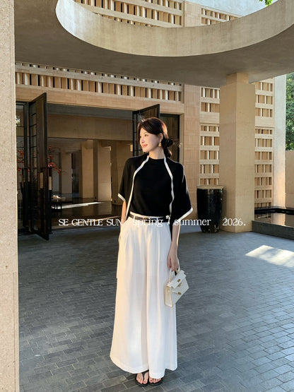 Hana 2-Piece Knit Blouse