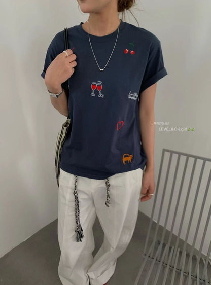 Love Yourself Embroidered Tee