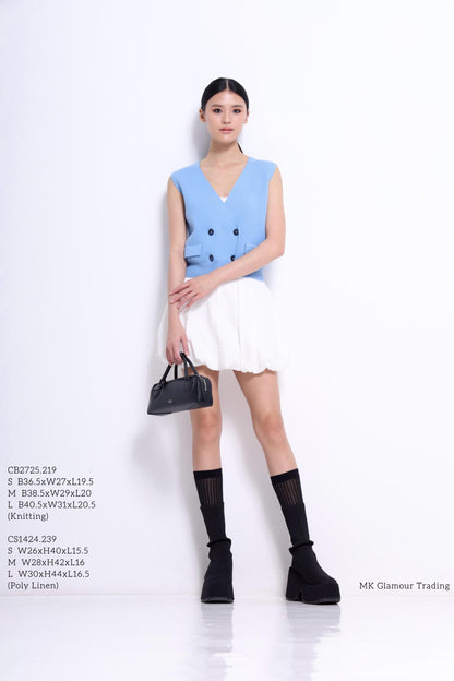 Lindsay V-Neck Knit Vest