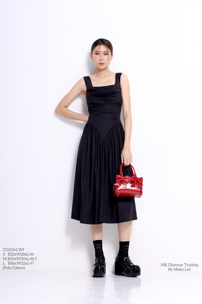 Rella Drop Waist A-line Dress