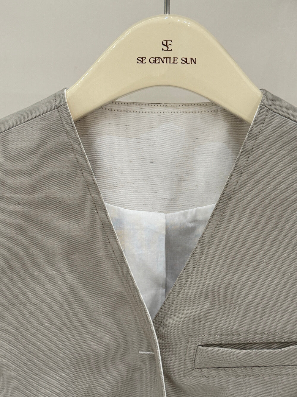 Gina Linen Tailored Vest