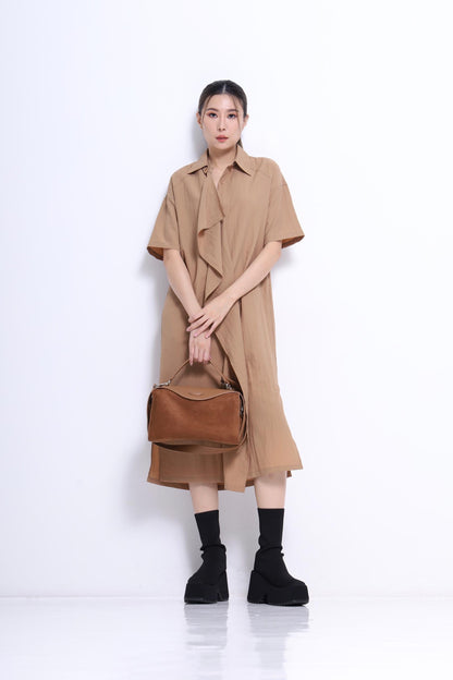 Jaime Oversized Trench Shirt Dress