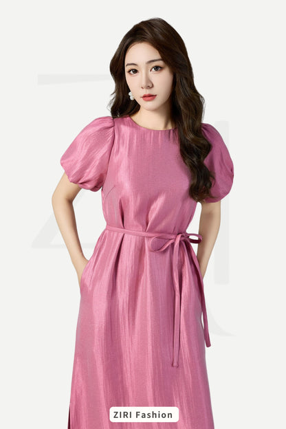 Ziri H-line Midaxi Dress