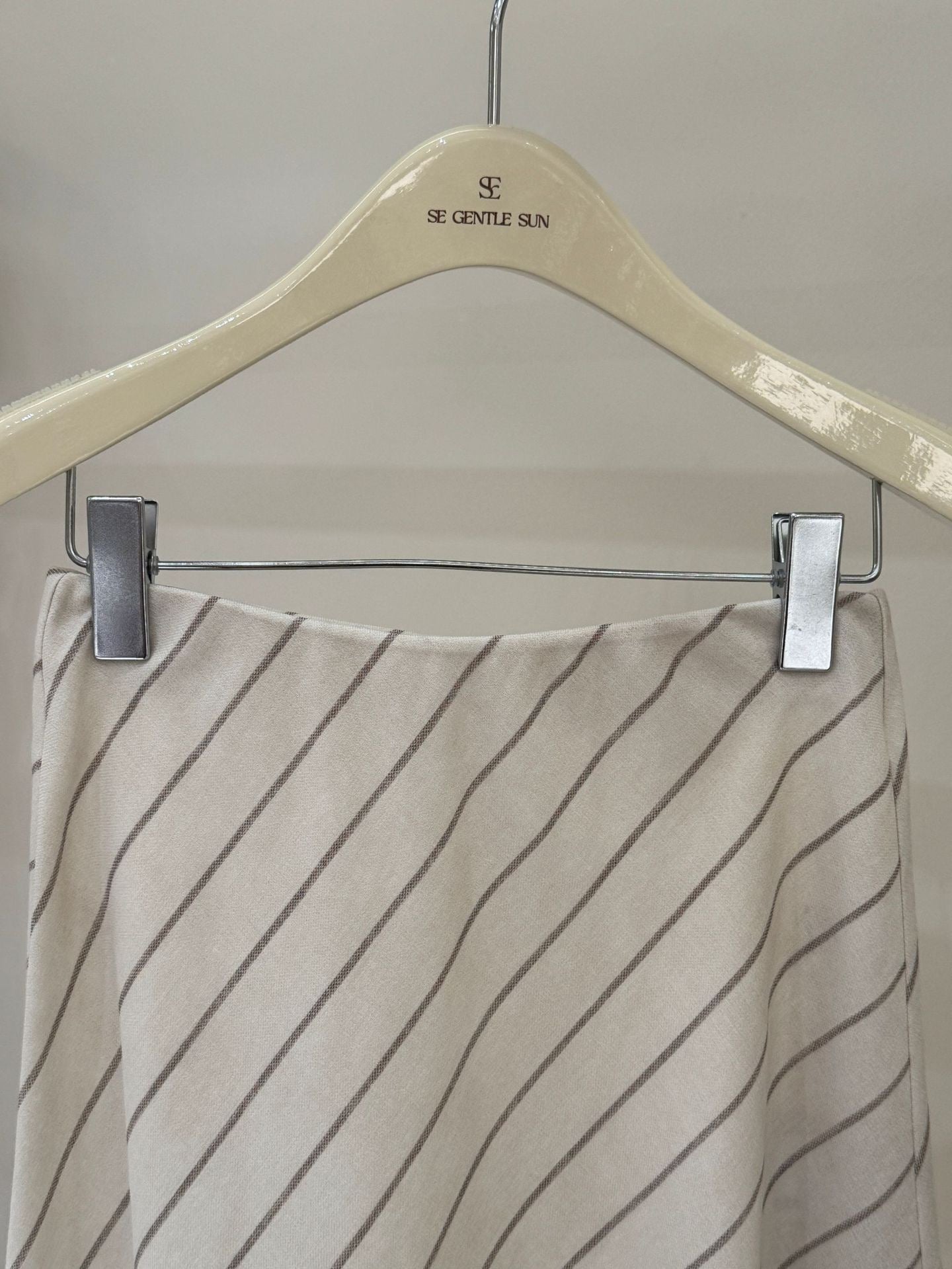 Quinn Diagonal Stripe Skirt