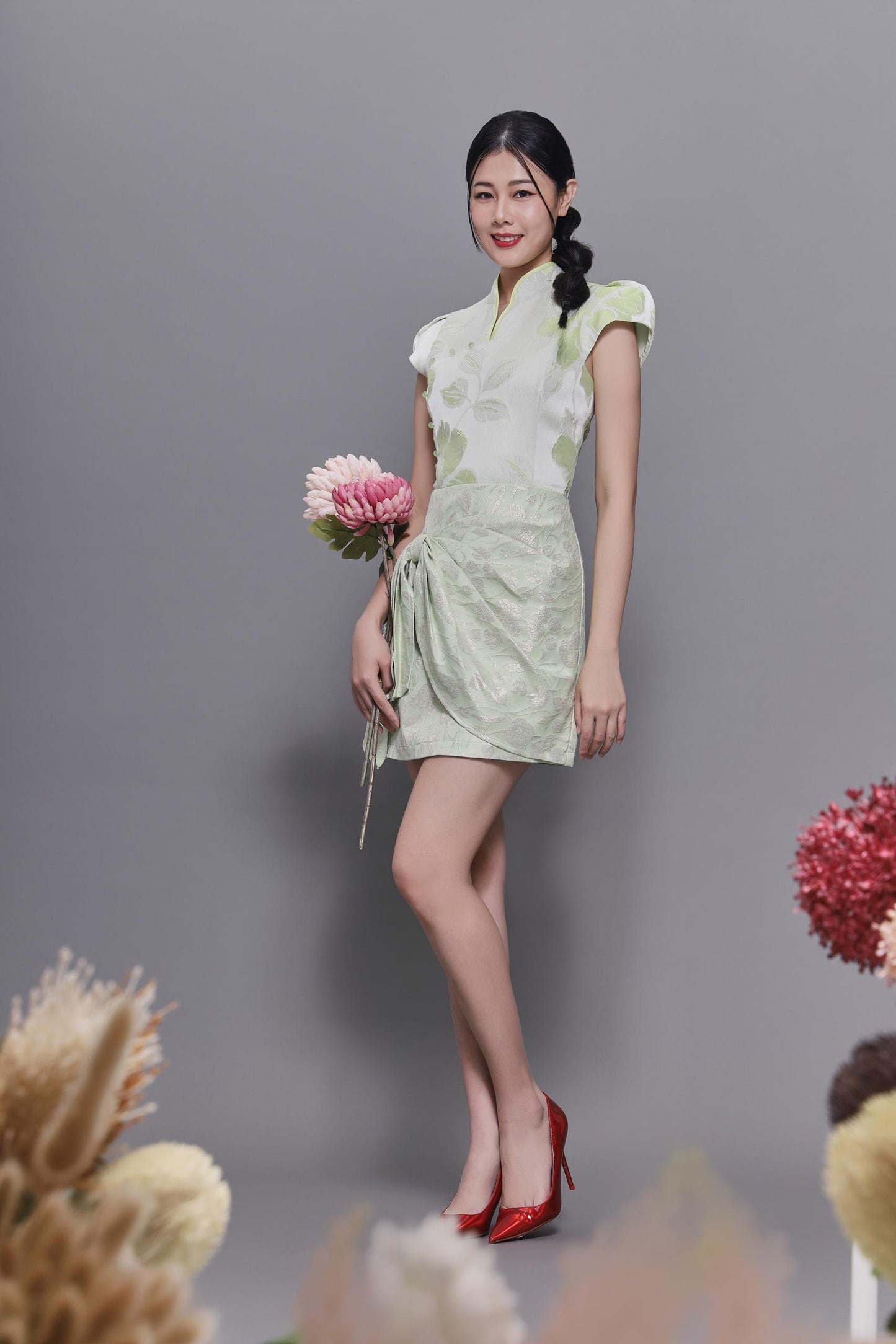 Yi Mei A-line Qipao Dress