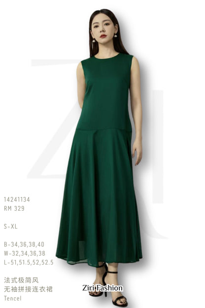 Ziri Tencel Slip-on Dress