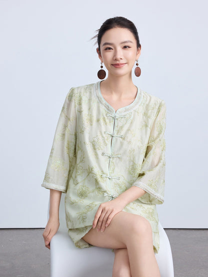 Si Yi Orient Silk Print Set