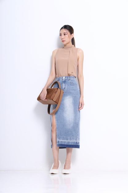 Marie Neck Tie Chiffon Blouse