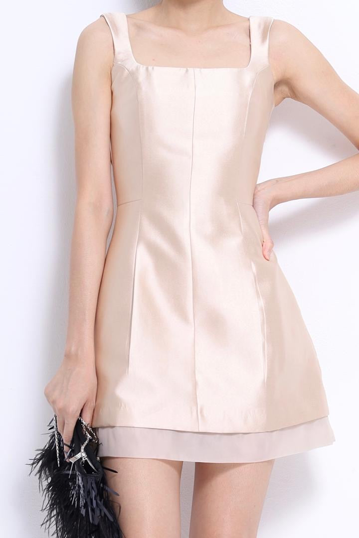 Venice Square Neck A-line Dress