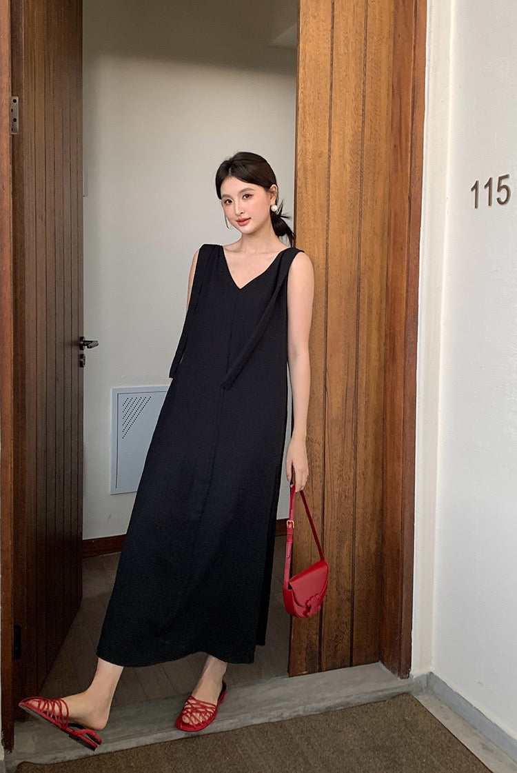 Emy Linen A-line Dress