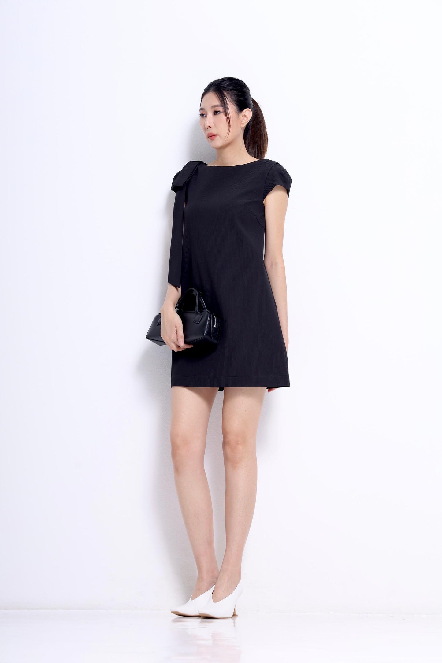 Candice Bow Babydoll Dress