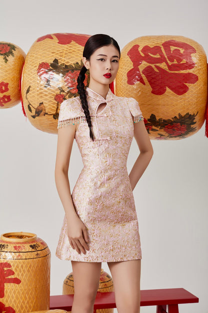Cai Orient Pearl Qipao Dress