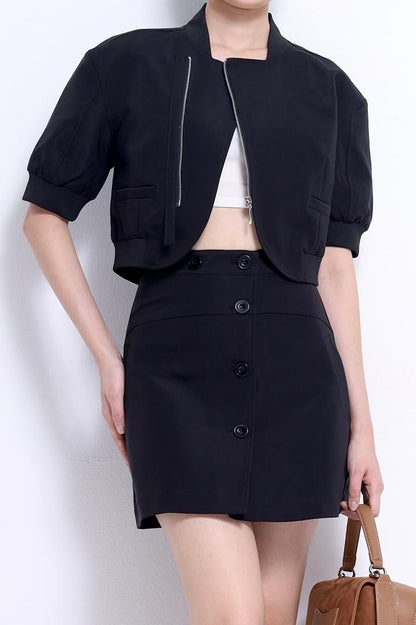 Dana A-line Mini Skirt