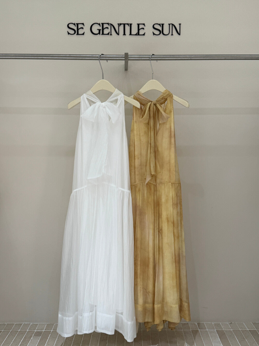 Kylie Summer Halter Dress