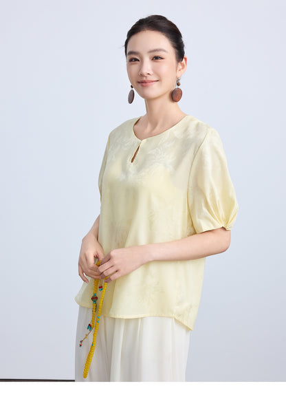 Qing Orient Jacquard Tee
