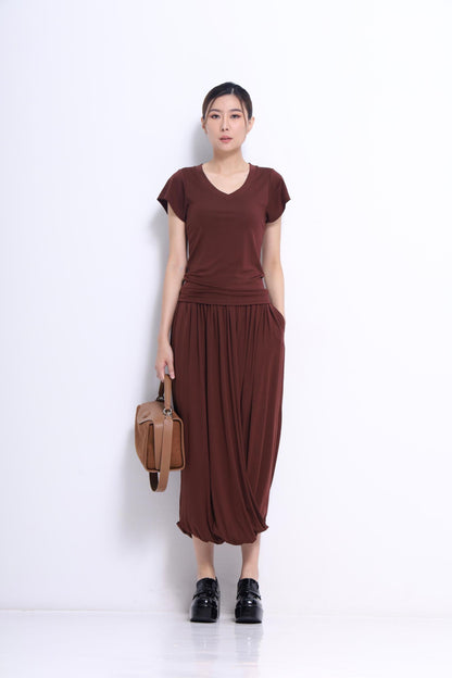 Jay Asymmetrical V-neck Tee