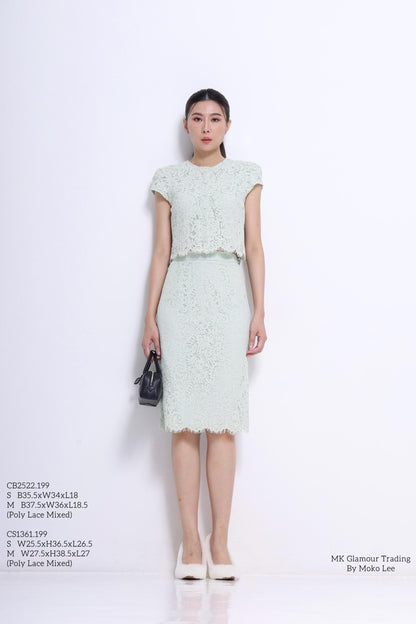 Stacey Cropped Lace Top