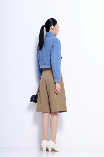 Hera Bermuda Pleated Shorts