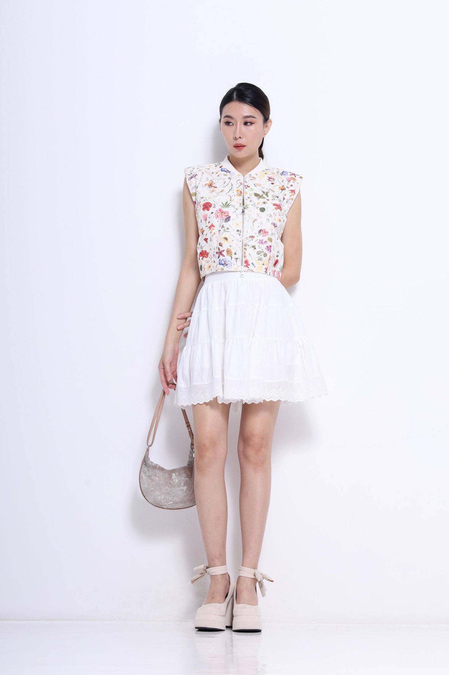 Blossom Cropped Vest Top