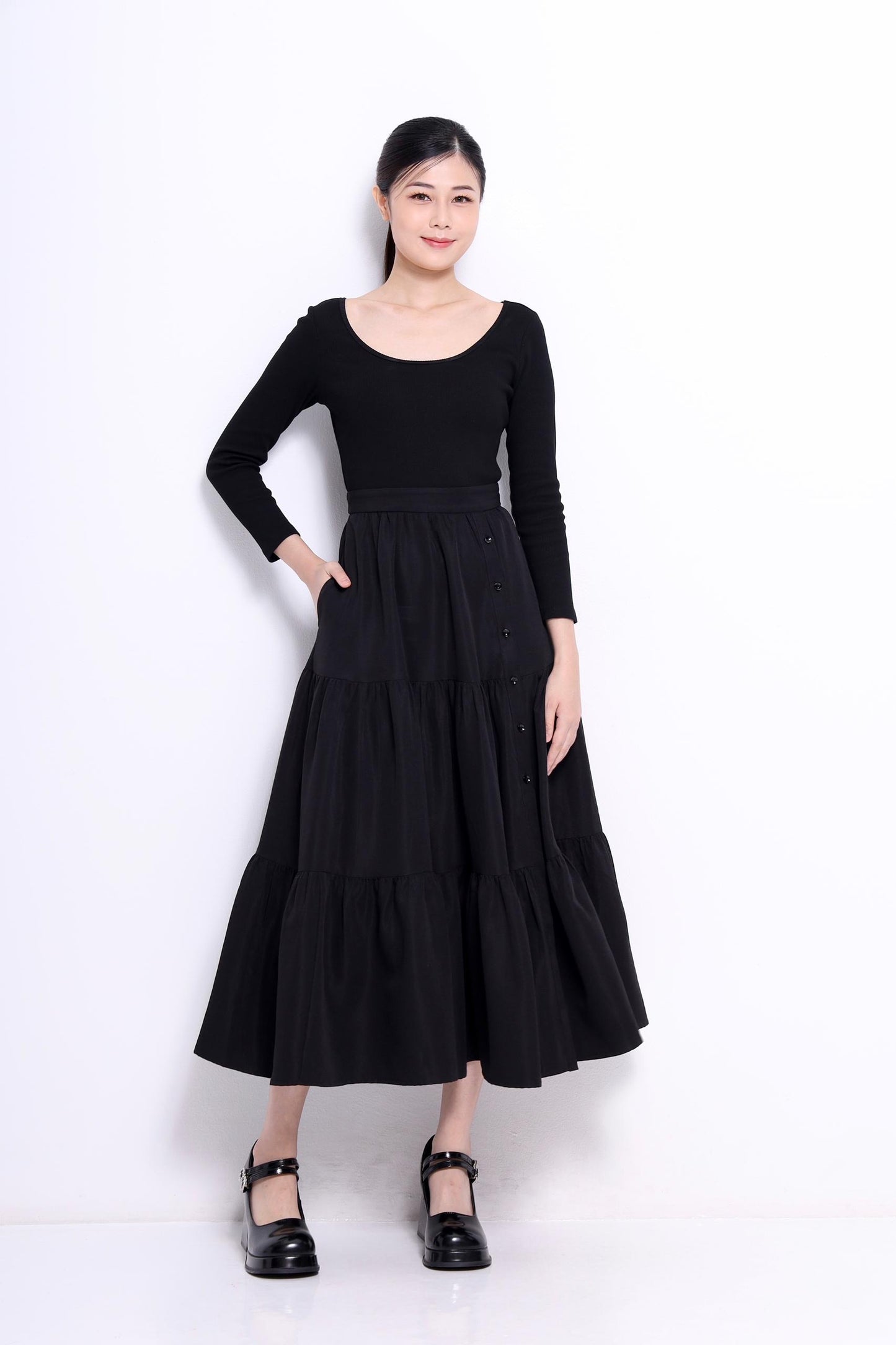 Lia Layered Knitted Dress