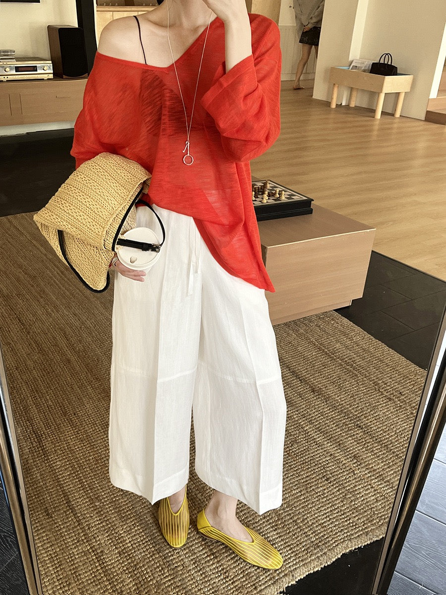Gracetina Linen Culottes