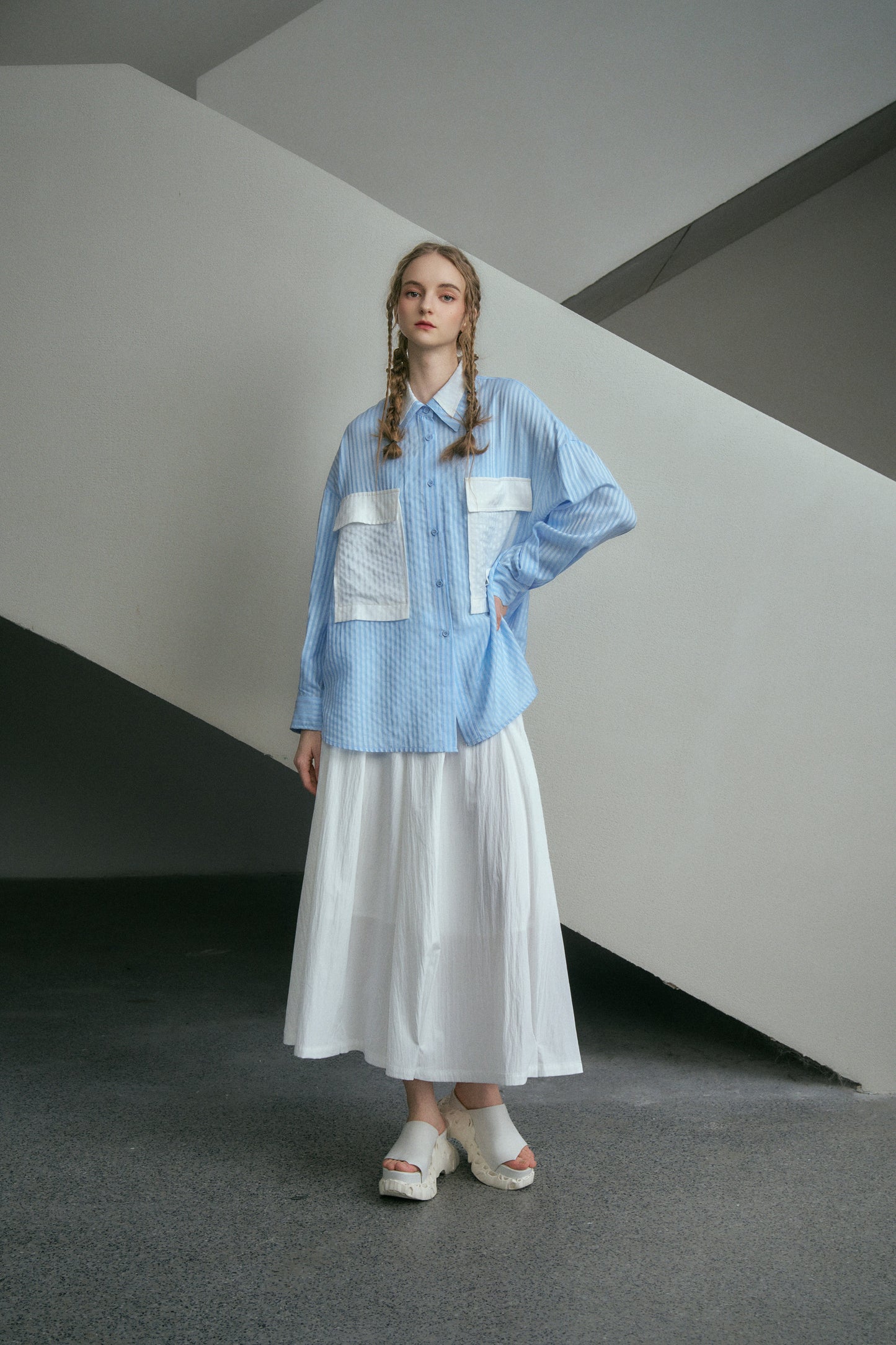 Aubrey Oversized Pocket Shirt