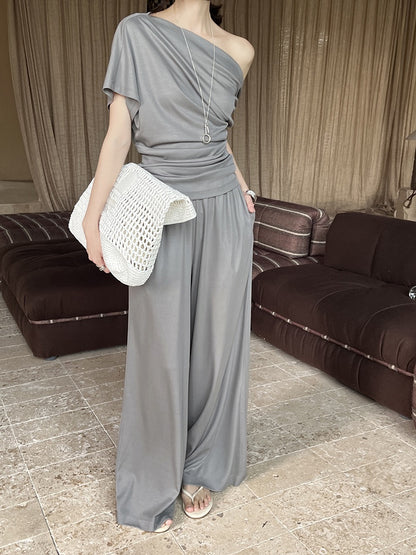 Carrie Asymmetrical Comfy Lux Setwear