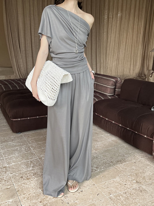 Carrie Asymmetrical Comfy Lux Setwear