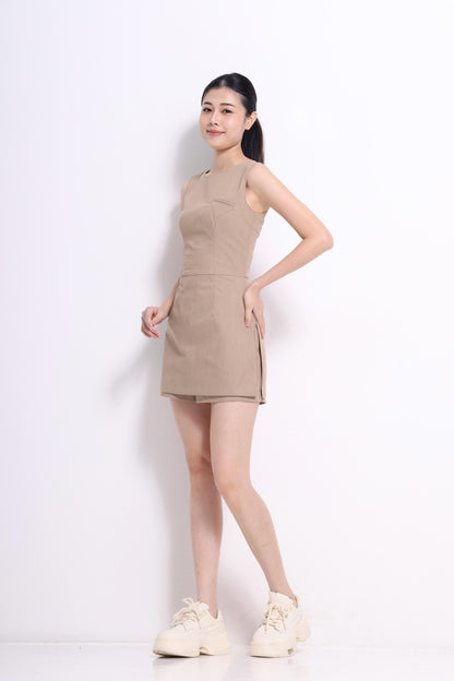 Fia Square-Neck Romper