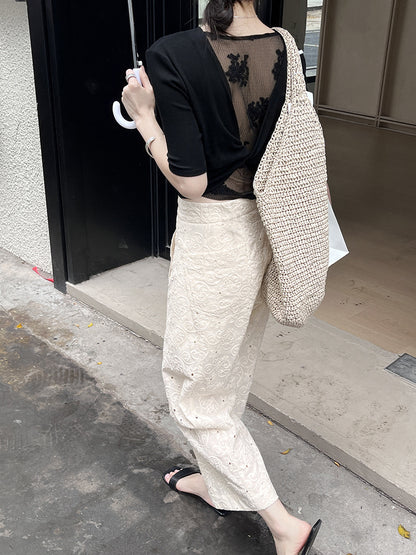 Gracetina Broderie Lace Pants