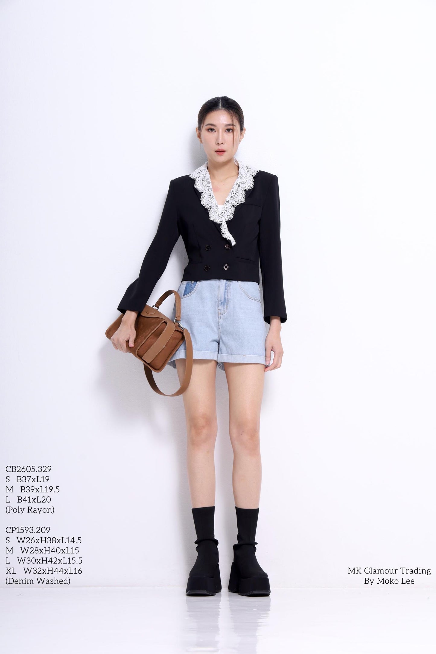 Kate Cropped Lace Jacket