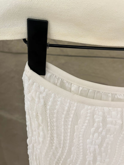 Ella Embossed Print Aline Skirt