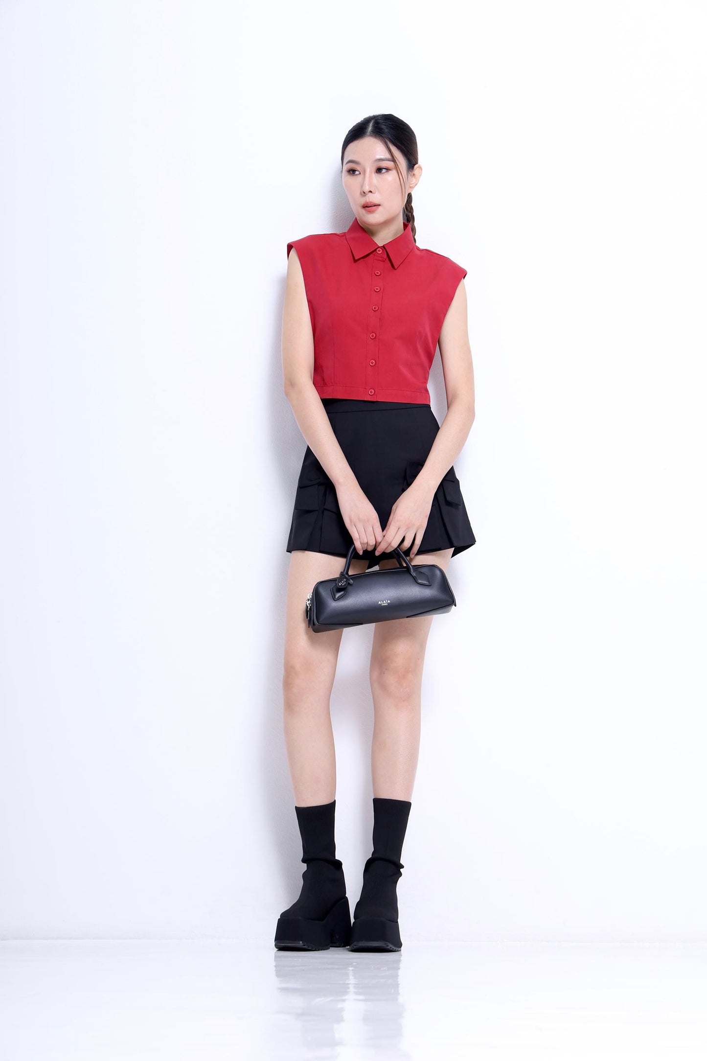 Sera Ribbon Tailored Skorts