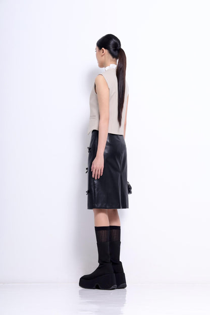 Bella Lace Collar Tailored Vest