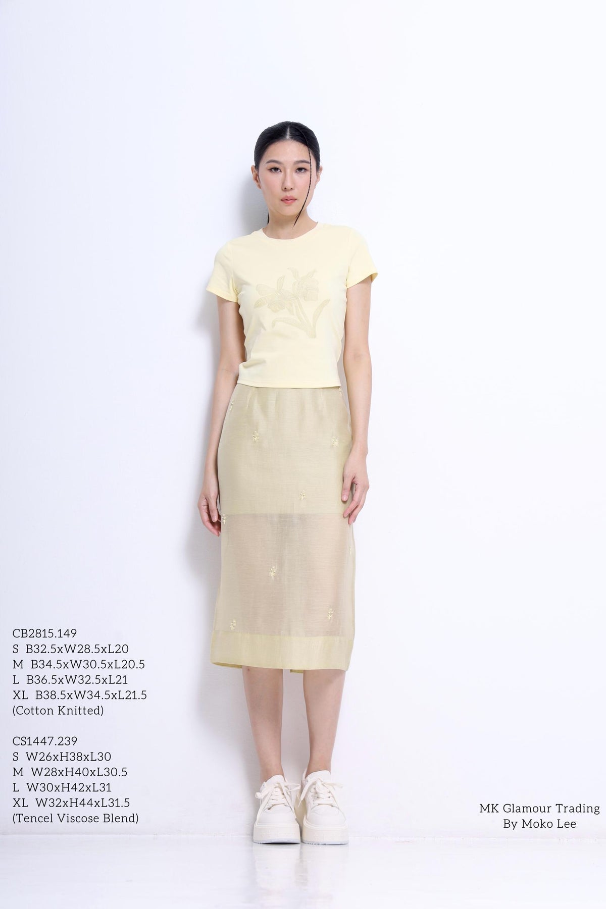 Lian Floral Embroidered Cotton T-Shirt