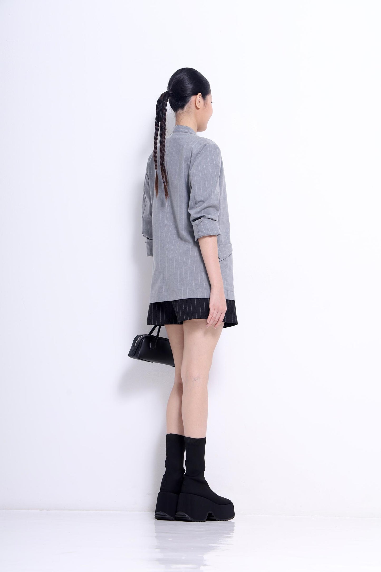 Dana Pinstripe Mini Skirt