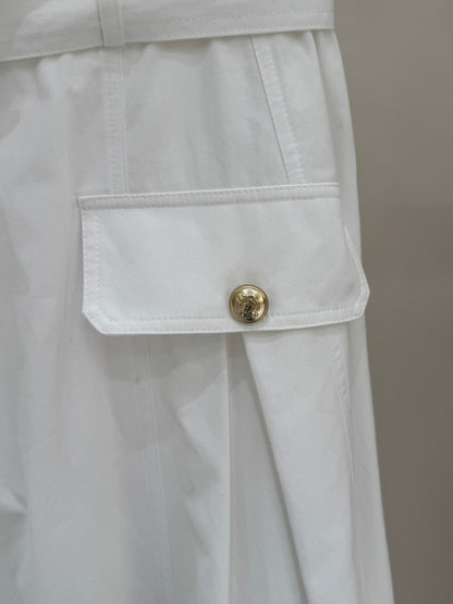 Sonia Belted A-line Skirt