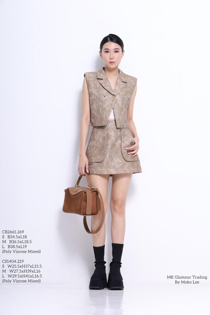 Rita Oversized Pocket Mini Skirt